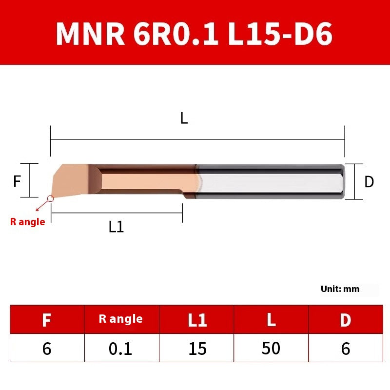 1140-MNR Tungsten Carbide Small Bore Boring Tools Integral Alloy Vibration Resistant Boring Bars Micro Alloy Bore Turning Tools Boring Tools Shandong Denso Pricision Tools Co.,Ltd.